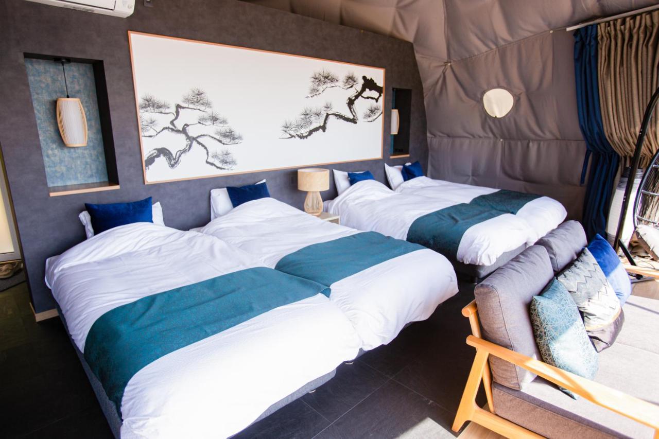 Mt.Fujiグランピングテラス　嶺乃華 Hotel Fujikawaguchiko Bagian luar foto